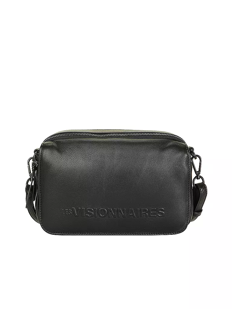 LES VISIONNAIRES | Bolso de cuero - Bandolera EMILY SILKY | Negro