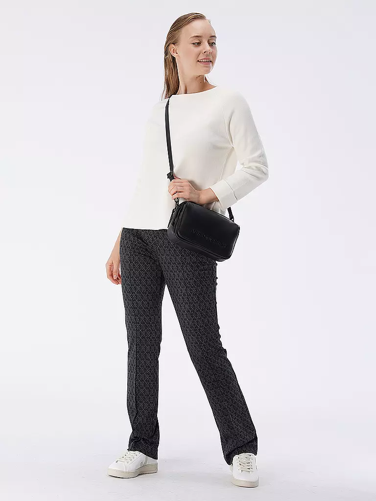 LES VISIONNAIRES | Bolso de cuero - Bandolera EMILY SILKY | Negro