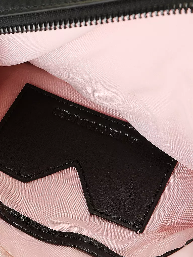 LES VISIONNAIRES | Bolso de cuero - Bandolera EMILY SILKY | Negro