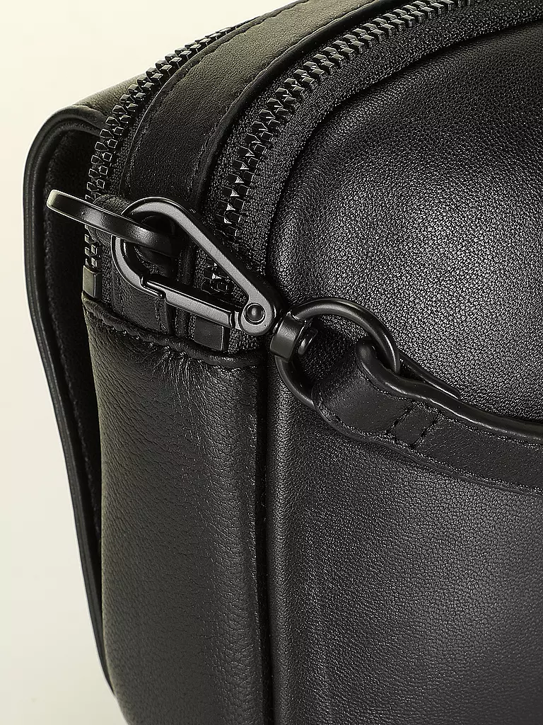LES VISIONNAIRES | Bolso de cuero - Bandolera EMILY SILKY | Negro