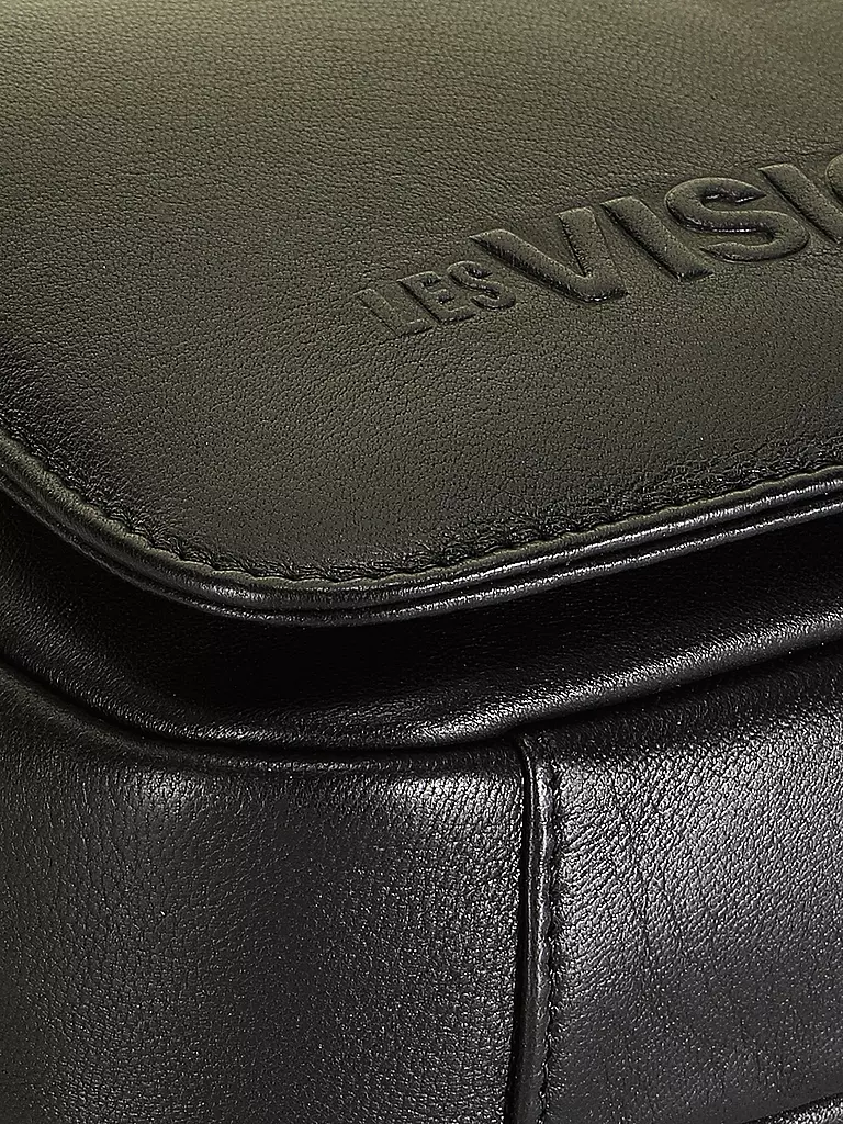 LES VISIONNAIRES | Bolso de cuero - Bandolera EMILY SILKY | Negro