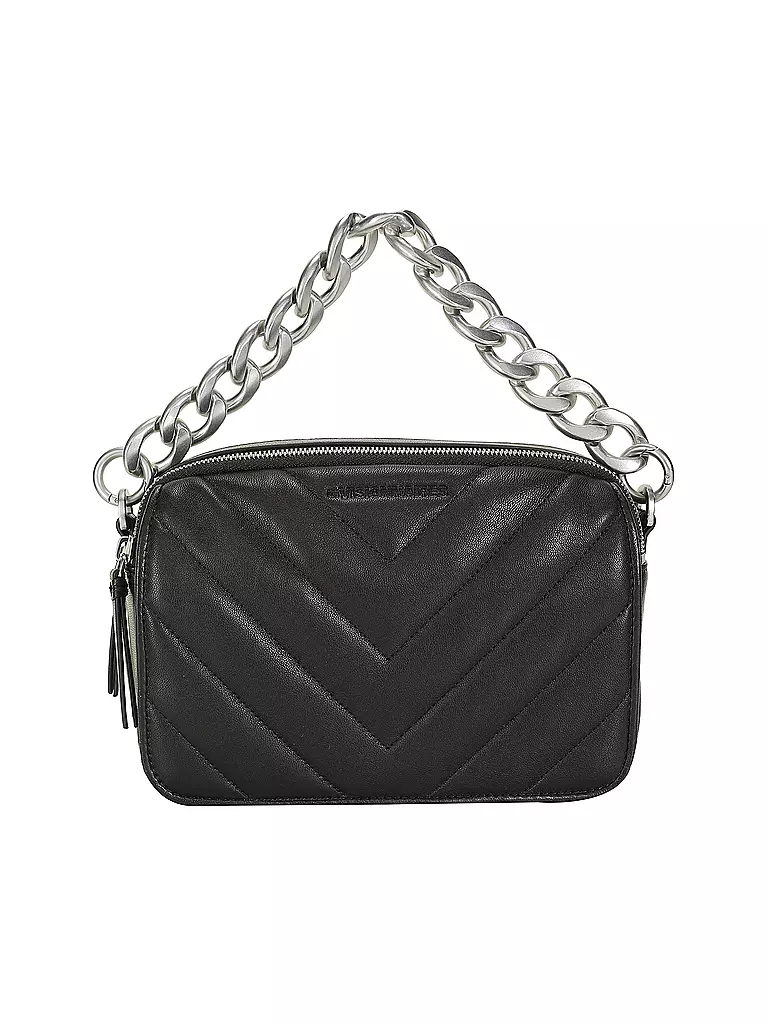 LES VISIONNAIRES | Bolso de cuero - Bolso bandolera EMILY QUILTING | Negro