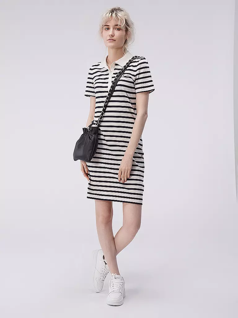 LES VISIONNAIRES | Bolso de cuero - Bolso bombonera LILOU SILKY | Negro