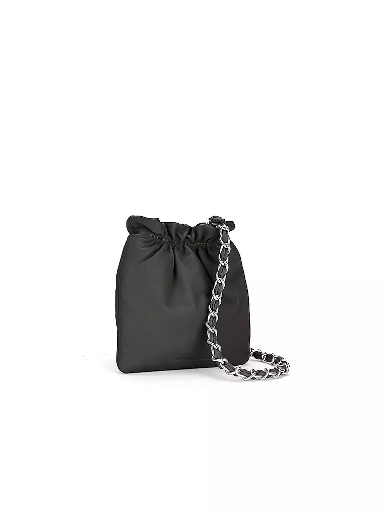 LES VISIONNAIRES | Bolso de cuero - Bolso bombonera LILOU SILKY | 