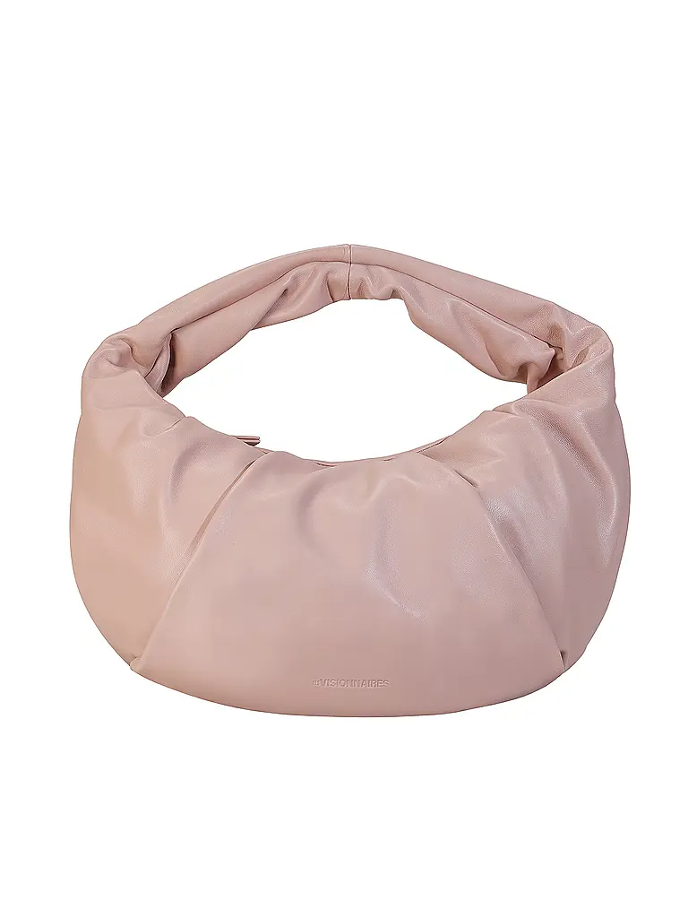 LES VISIONNAIRES | Bolso de cuero - Hobo GRETA ESSENTIAL SILKY | Rosa