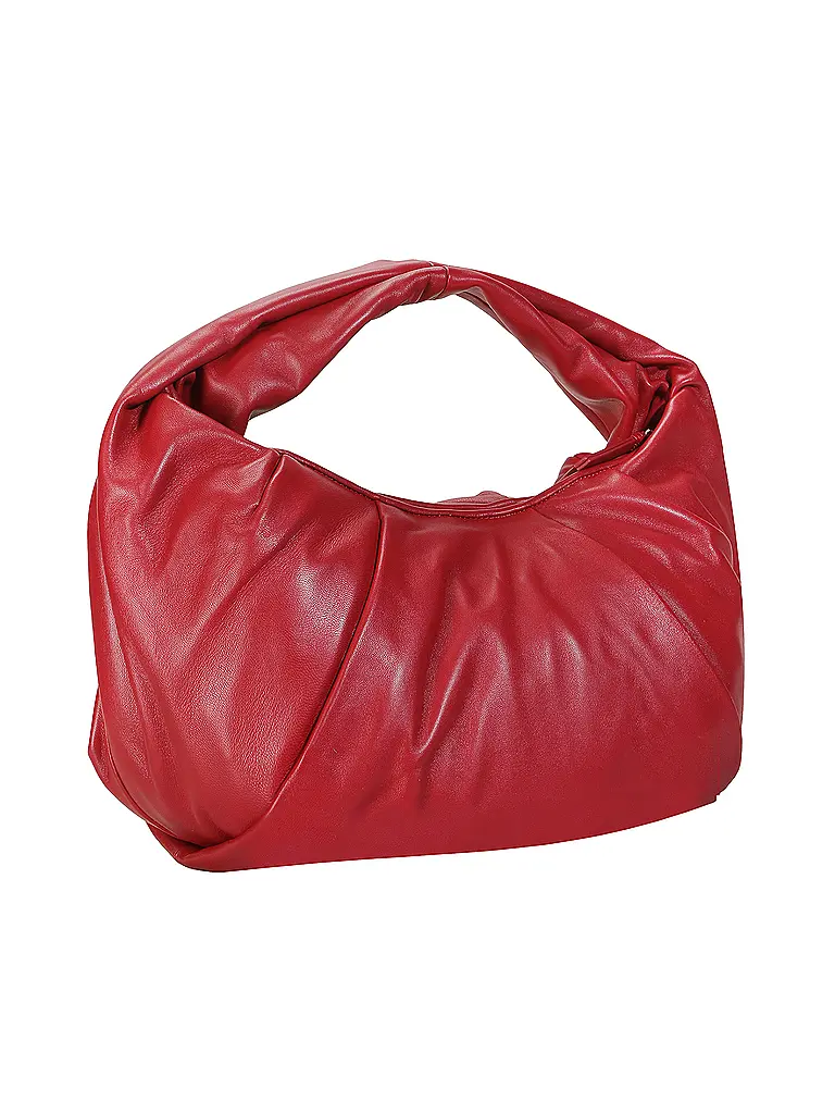 LES VISIONNAIRES | Bolso de cuero - Hobo GRETA ESSENTIAL SILKY | Rojo