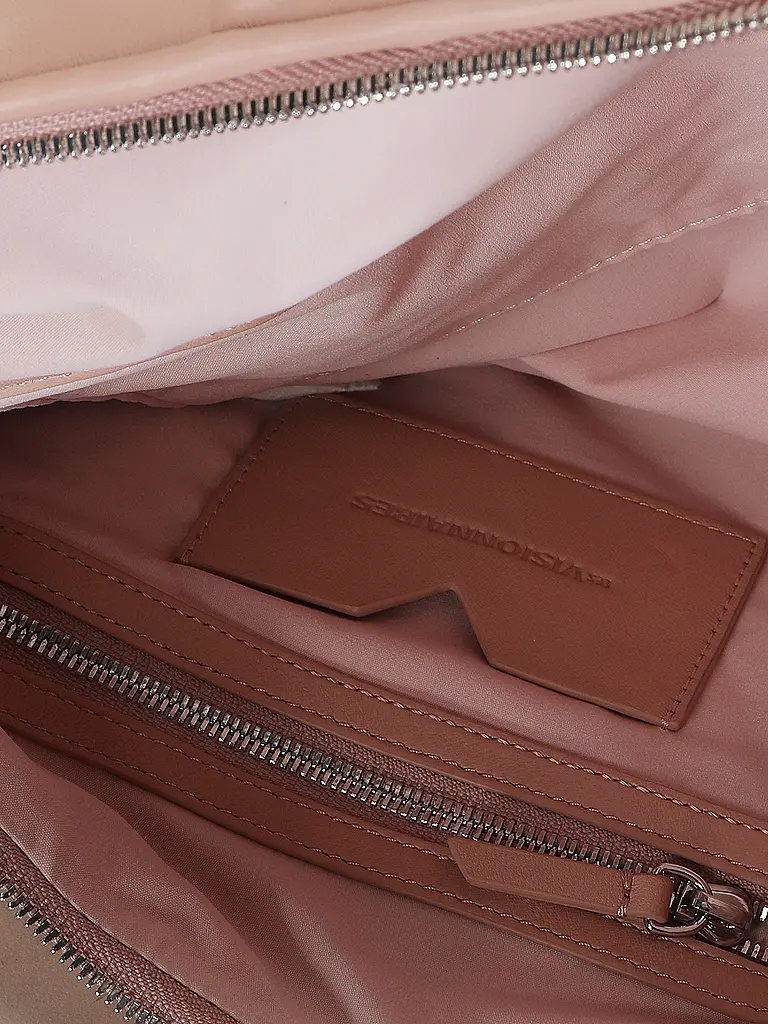 LES VISIONNAIRES | Bolso de cuero - Hobo GRETA ESSENTIAL SILKY | Rosa