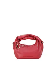 LES VISIONNAIRES | Bolso de cuero - Mini Bag GRETA NANO SILKY | Rojo