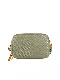 LES VISIONNAIRES | Bolso de cuero - Mini Bag LOLA QUILTING | Verde oscuro