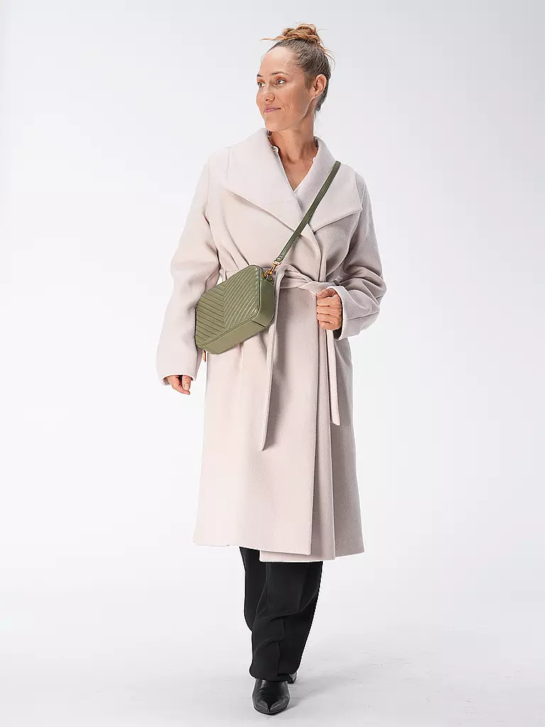 LES VISIONNAIRES | Bolso de cuero - Mini Bag LOLA QUILTING | Verde oscuro