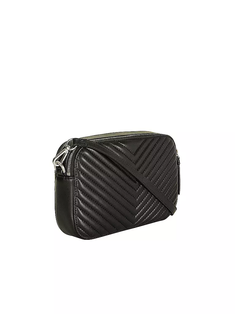 LES VISIONNAIRES | Bolso de cuero - Mini Bag LOLA QUILTING | Negro