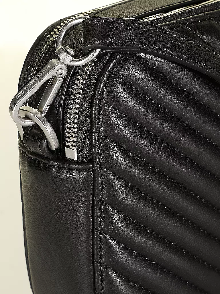 LES VISIONNAIRES | Bolso de cuero - Mini Bag LOLA QUILTING | Negro