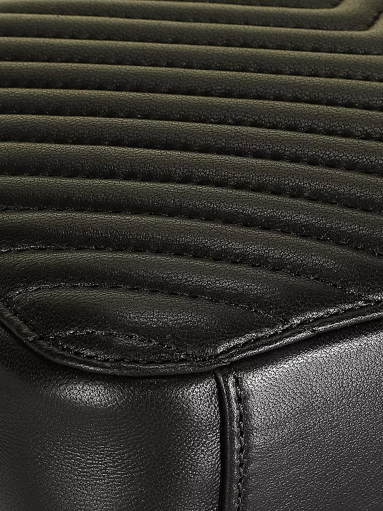 LES VISIONNAIRES | Bolso de cuero - Mini Bag LOLA QUILTING | Negro