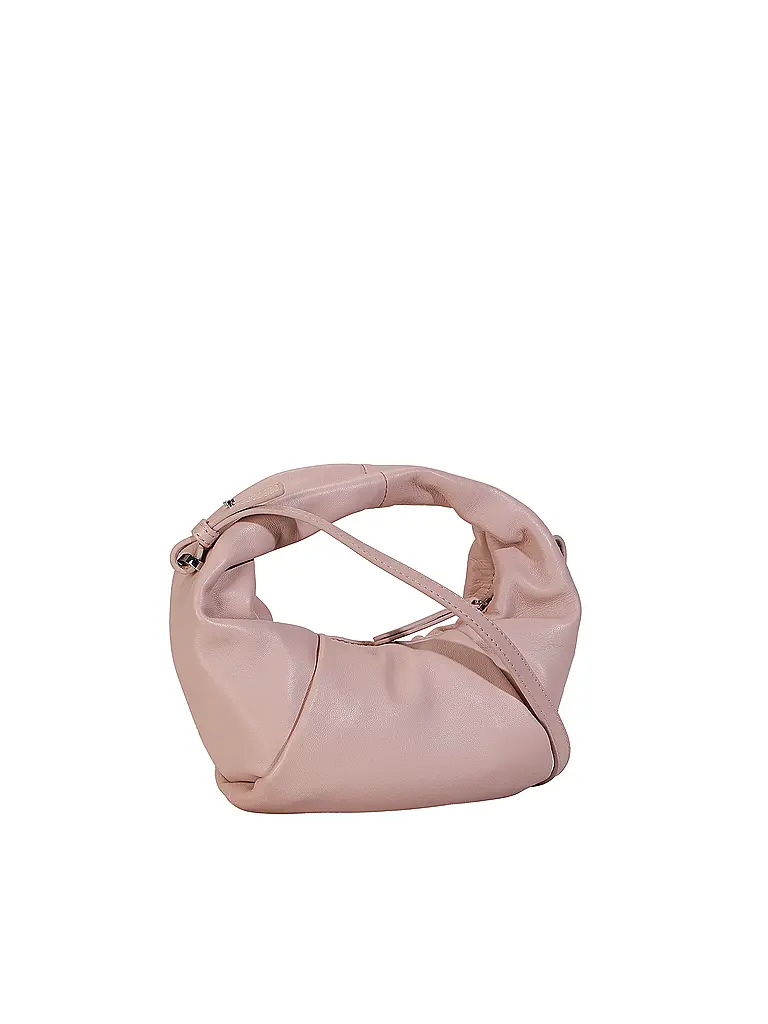 LES VISIONNAIRES | Bolso de cuero - Mini Bolso GRETA MINI ESSENTIAL SILKY | Rosa