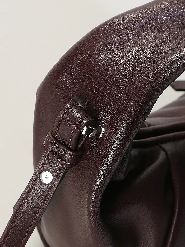 LES VISIONNAIRES | Bolso de cuero - Mini Bolso GRETA MINI ESSENTIAL SILKY | 