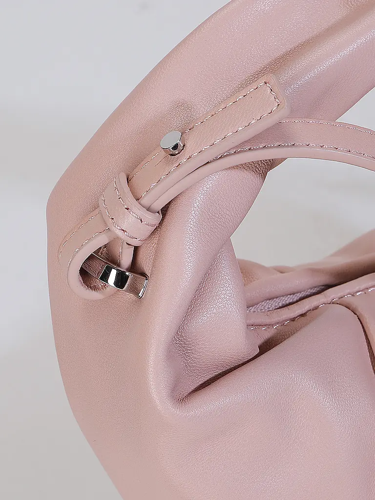 LES VISIONNAIRES | Bolso de cuero - Mini Bolso GRETA MINI ESSENTIAL SILKY | Rosa