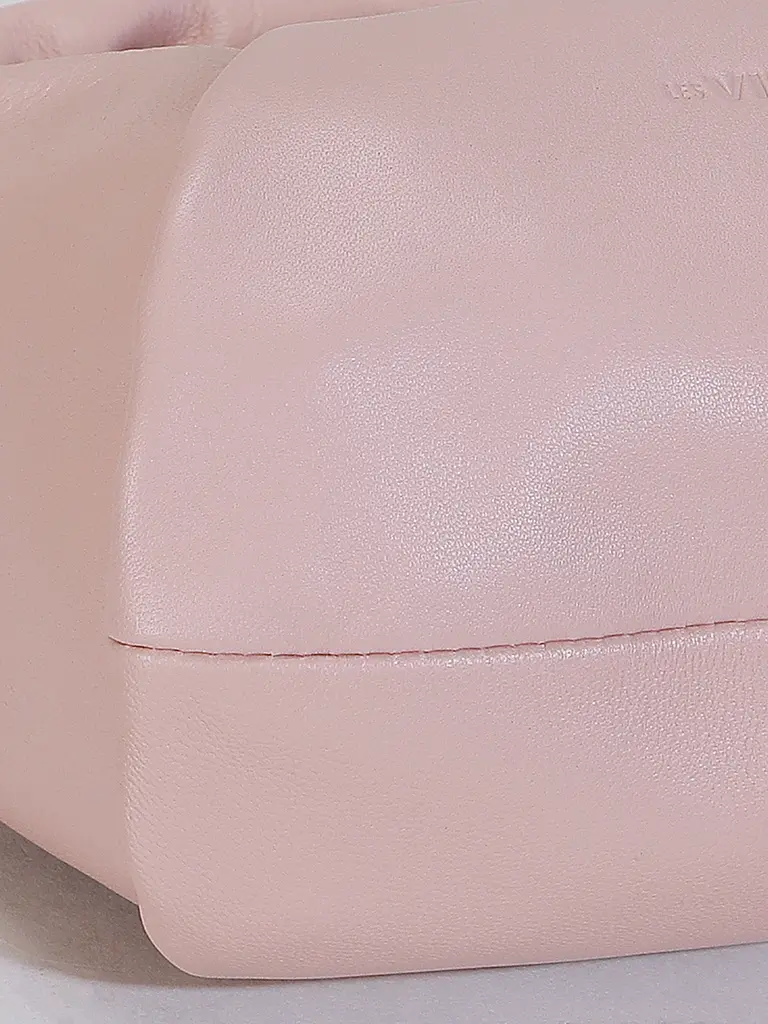 LES VISIONNAIRES | Bolso de cuero - Mini Bolso GRETA MINI ESSENTIAL SILKY | Rosa