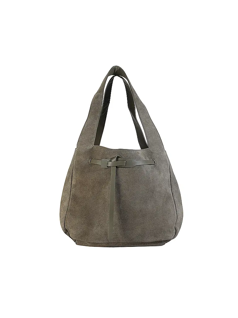 LES VISIONNAIRES | Bolso de cuero - Shopper GABRIELLA | Oliva