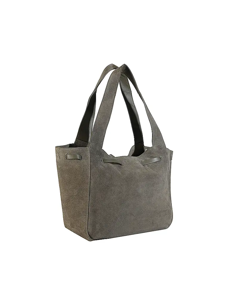 LES VISIONNAIRES | Bolso de cuero - Shopper GABRIELLA | Oliva