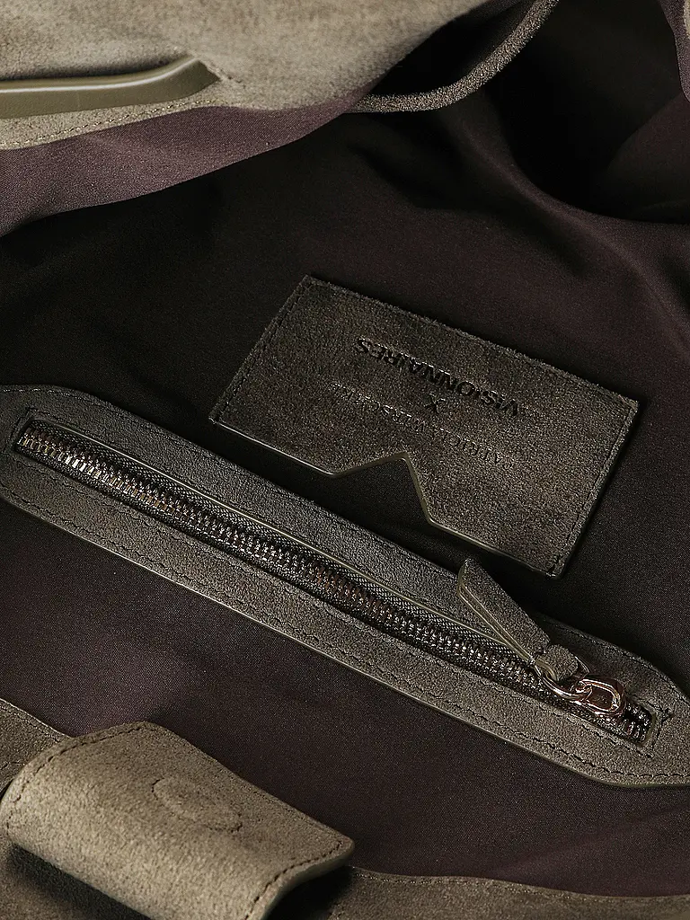 LES VISIONNAIRES | Bolso de cuero - Shopper GABRIELLA | Oliva