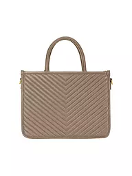 LES VISIONNAIRES | Bolso de cuero - Tot Bag LENA QUILTING | Camel