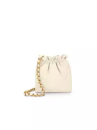LES VISIONNAIRES | Bolso de cuero - Bolso bombonera LILOU SILKY | Crema
