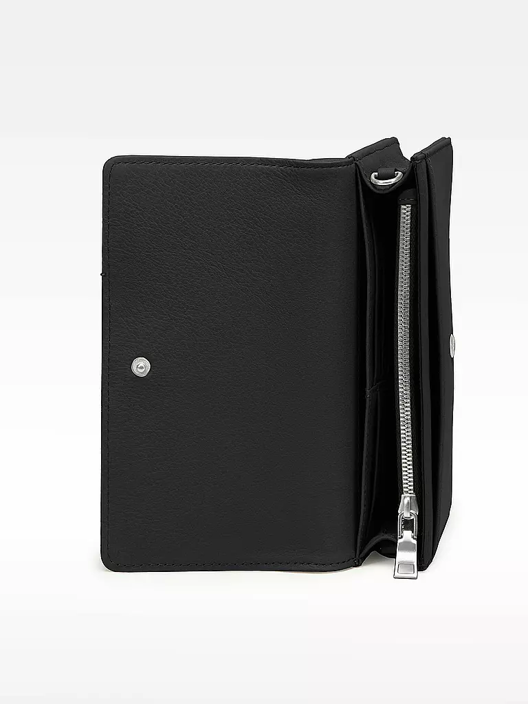 LES VISIONNAIRES | Ledertasche - Mini Bag BRIT WEAVE | Negro