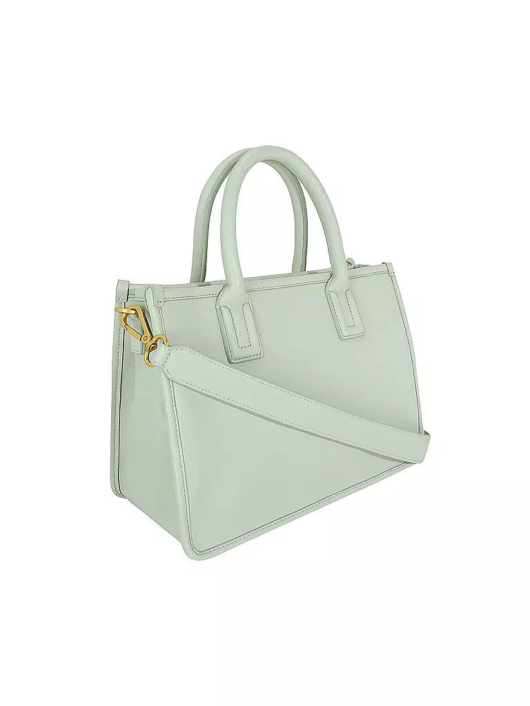 LES VISIONNAIRES | Ledertasche - Tote Bag LENA SILKY Medium | Menta
