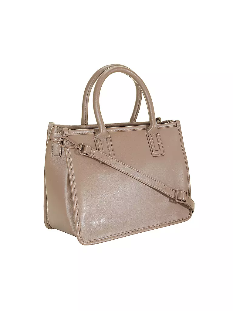 LES VISIONNAIRES | Ledertasche - Tote Bag LENA SILKY | Camel