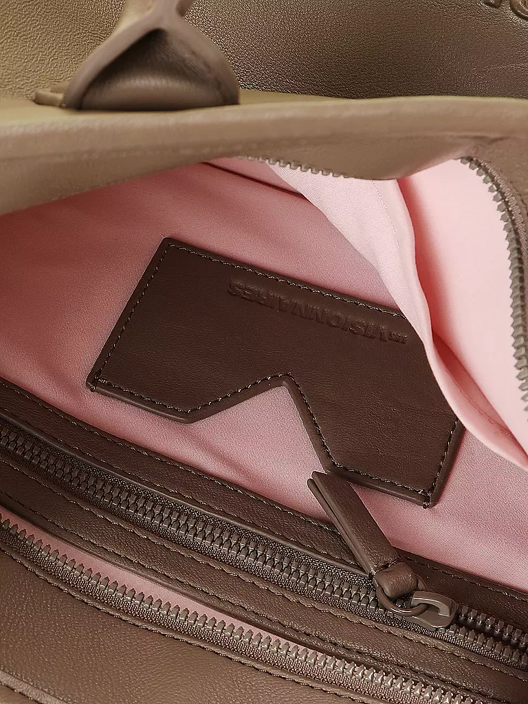 LES VISIONNAIRES | Ledertasche - Tote Bag LENA SILKY | Camel