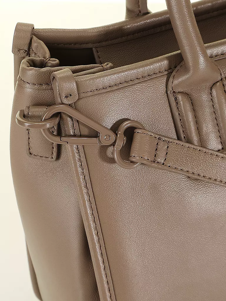 LES VISIONNAIRES | Ledertasche - Tote Bag LENA SILKY | Camel