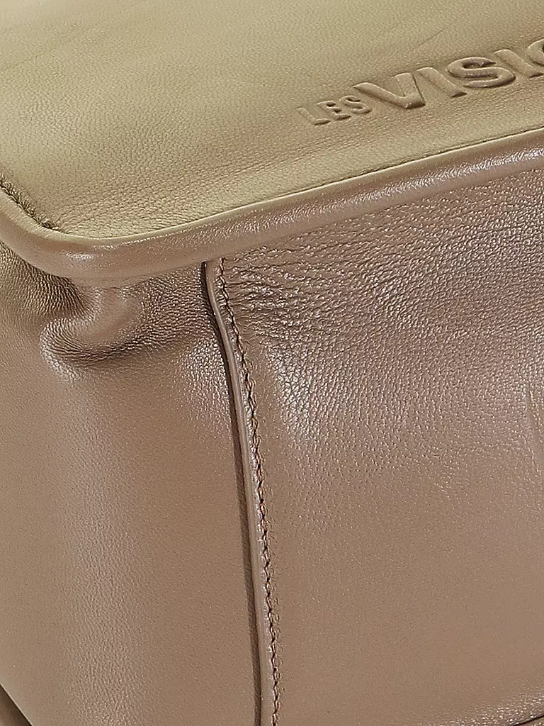 LES VISIONNAIRES | Ledertasche - Tote Bag LENA SILKY | Camel