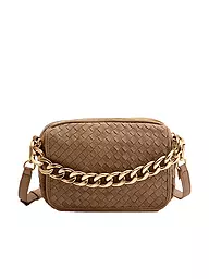 LES VISIONNAIRES | Bolso de cuero - Bolso bandolera EMILY WEAVE | Beige