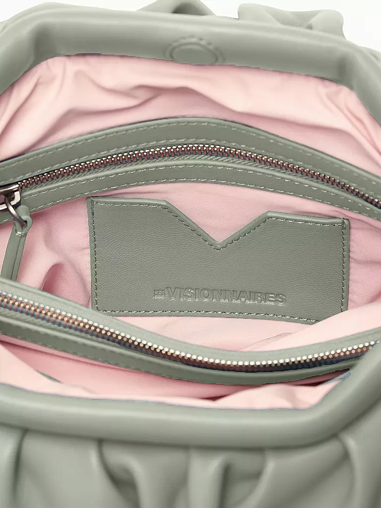 LES VISIONNAIRES | Ledertasche - Umhängetasche LUCY | Verde claro