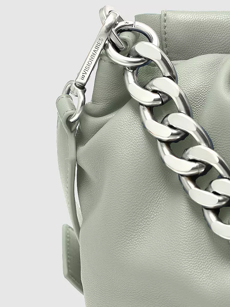 LES VISIONNAIRES | Ledertasche - Umhängetasche LUCY | Verde claro