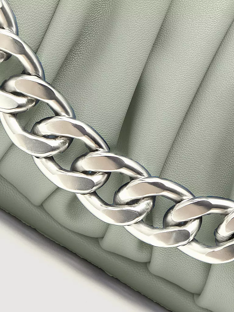 LES VISIONNAIRES | Ledertasche - Umhängetasche LUCY | Verde claro