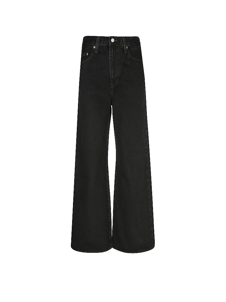 Vaqueros de corte ancho RIBCAGE negro 24/L34