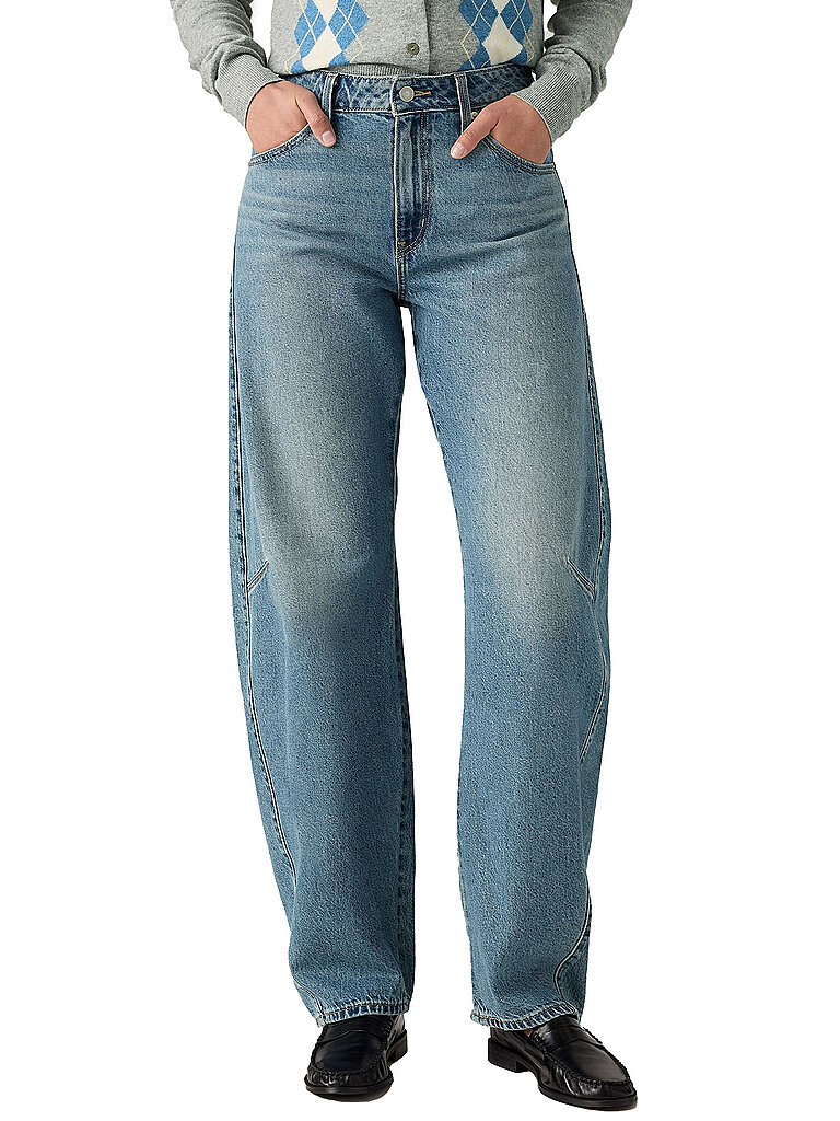 Jeans Balloon Fit BAGGY DAD BARREL EASY DAYS BAR azul 29/L32