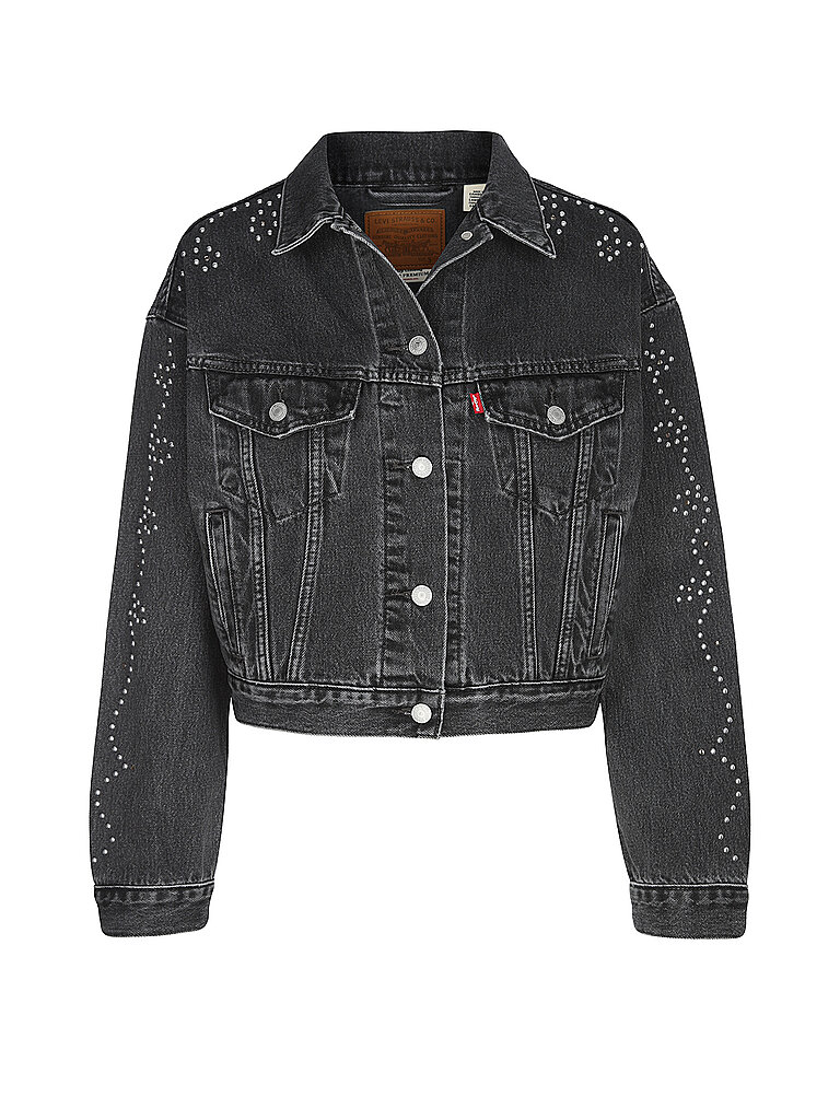Chaqueta vaquera SHRUNKEN 90S negro L