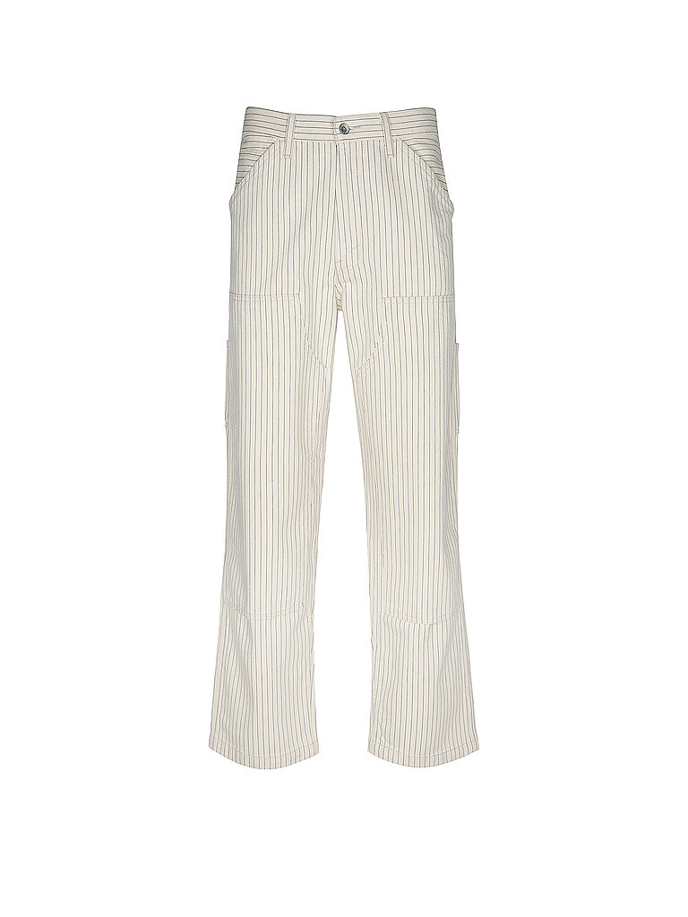 Jeans de corte recto crema 32/L32