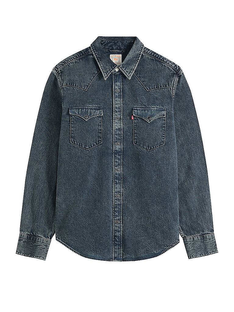 Levi's Camisa vaquera BARSTOW WESTERN azul oscuro