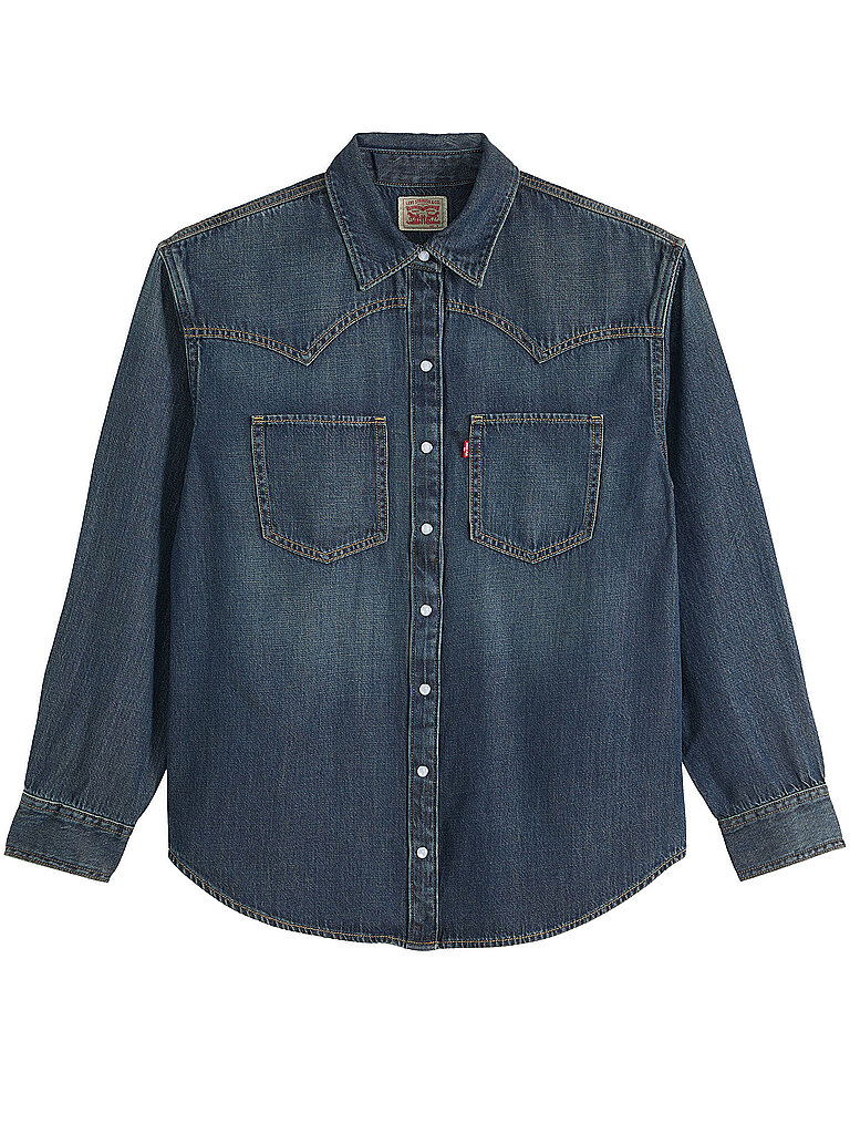 Levi's Blusa vaquera TEODORA azul oscuro