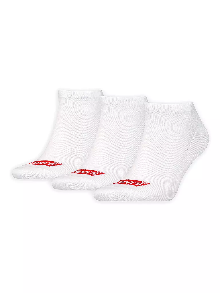 LEVI'S® | Calcetines sneaker paquete de 3 blanco | Blanco