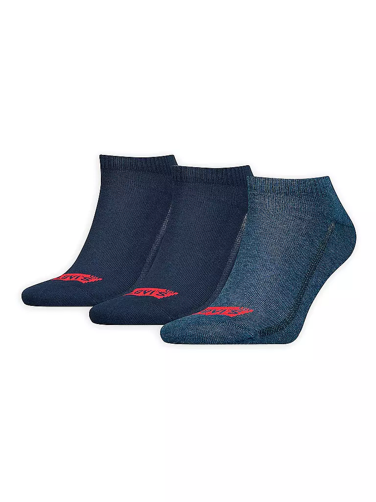 LEVI'S® | Calcetines sneaker paquete de 3 denim | Azul