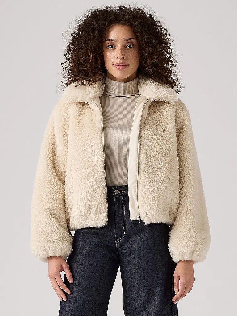 LEVI'S® | Chaqueta con aspecto de piel | Beige