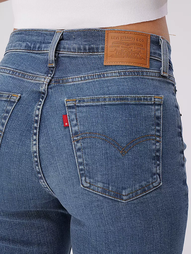LEVI'S® | Highwaist Jeans Straight Fit 724 | Azul