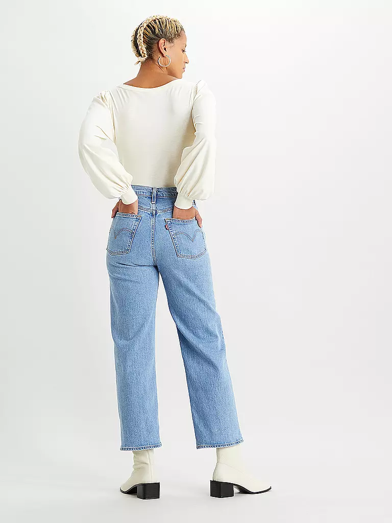 LEVI'S® | Jeans Straight Fit " Ribcage " 7/8 | Azul