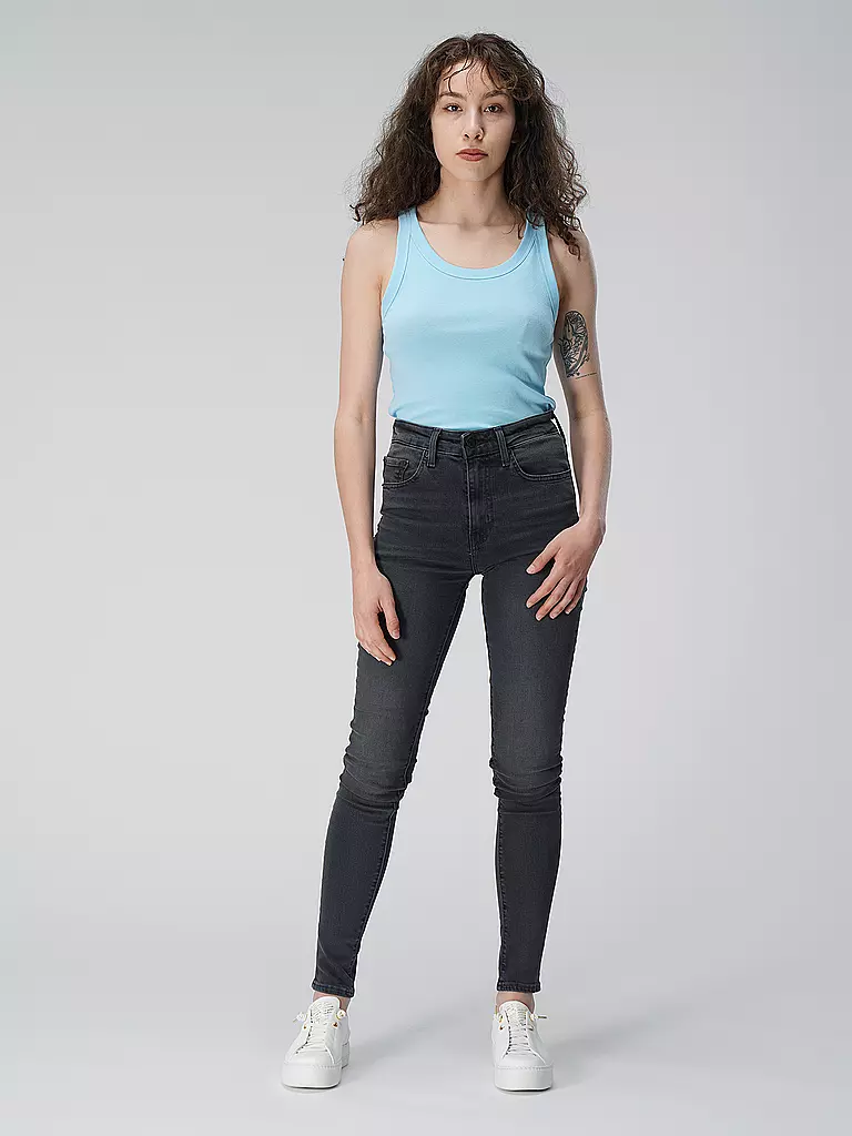 LEVI'S® | Vaqueros de cintura alta 721 HIGH RISE SKINNY | grau