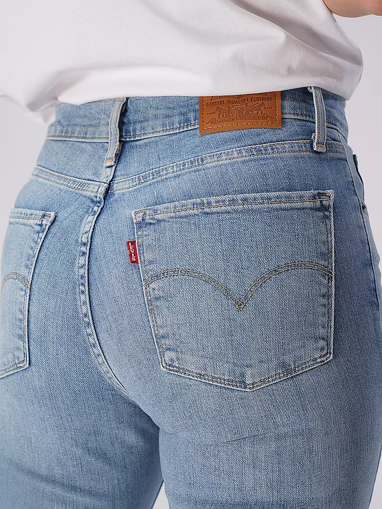 LEVI'S® | Vaqueros de cintura alta corte recto 724 | hellblau