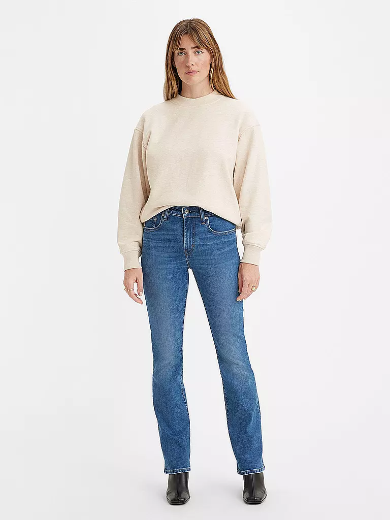 LEVI'S® | Vaqueros de talle alto corte bootcut 725 | blau